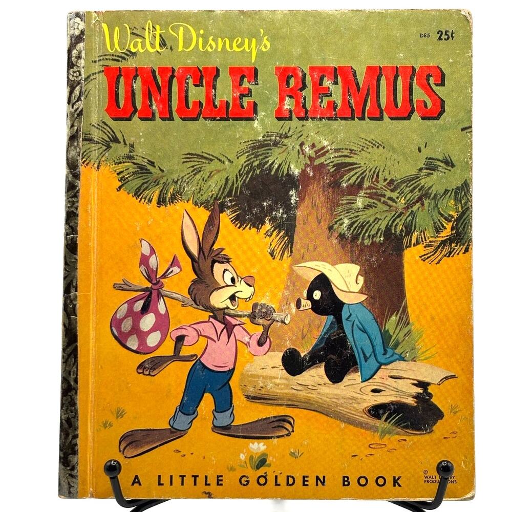 Vintage 1946/47 Walt Disney's Uncle Remus Little Golden Book, Golden Press, HC